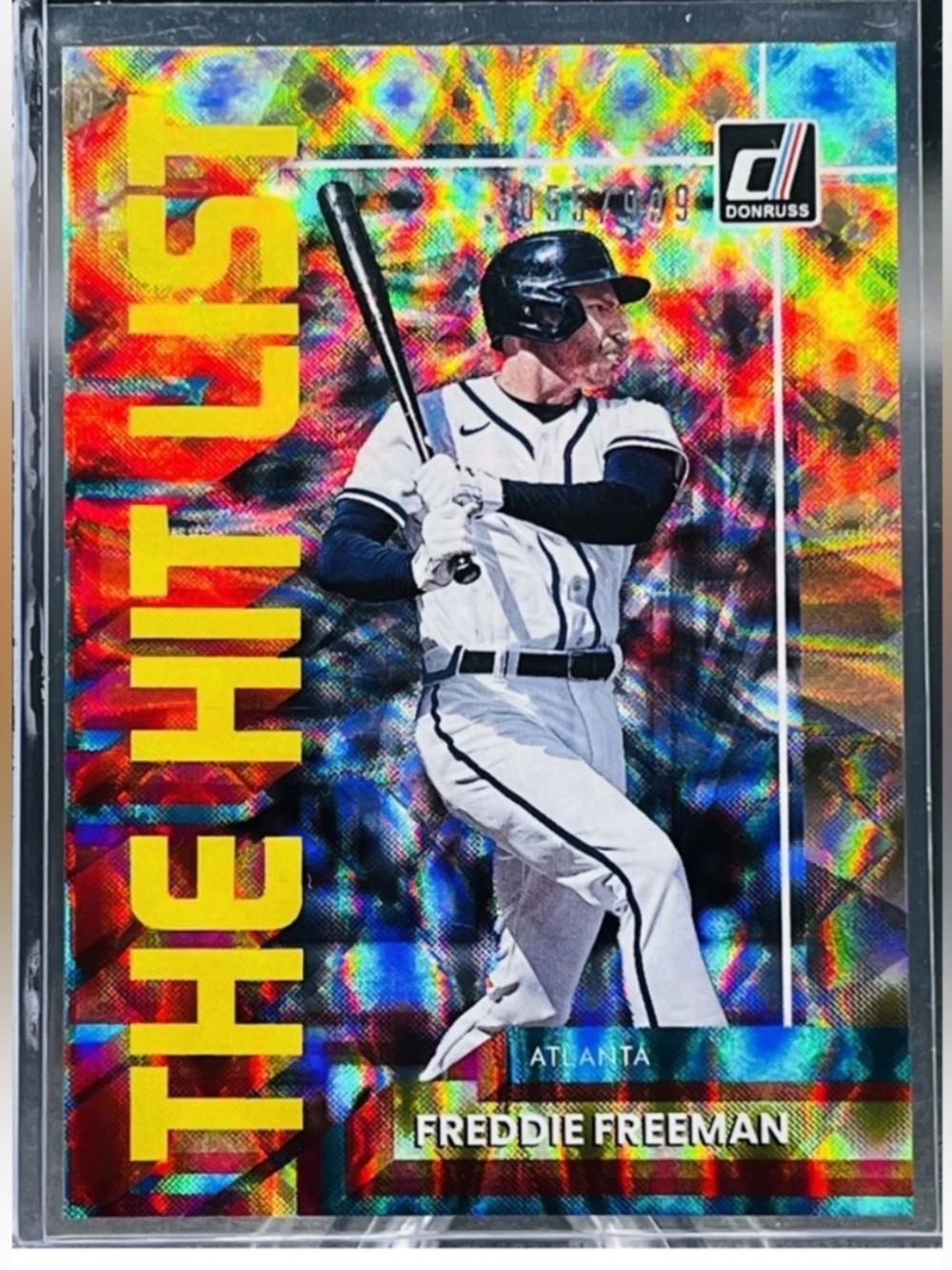 Freddie Freeman 2022 Los Angelas Dodgers Baseball Card /999